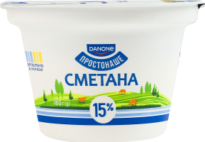 Сметана 15% Простонаше ст 180г