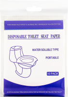 Покриття д/унітазу одноразове 10шт