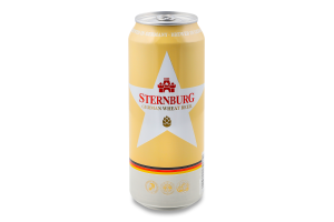 Пиво 0.5л 4.8% German wheat Sternburg ж/б