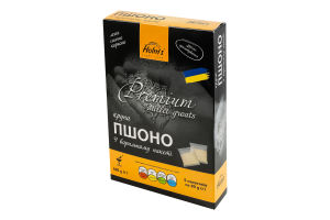 Крупа пшено шлифованная в варочном пакете Premium Holm's в/с к/у 5х80г