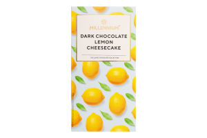 Шоколад чорний з начинкою Lemon Cheescake + Salted Caramel Millennium к/у 100г