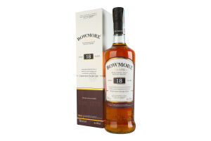 Віскі 0.7л 43% односолодове 18YO Bowmore к/у