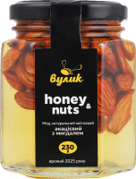 Мед Вулик Selected honey акацієвий з мигдалем