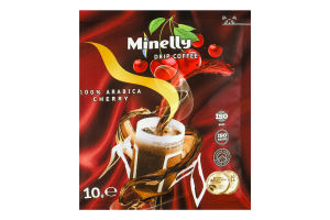 Кофе жареный молотый в дрип-пакете Cherry Minelly м/у 10г