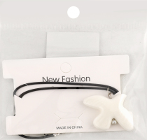 Ланцюжок з підвіскою з каміння 40см в асортименті