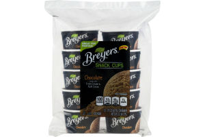 Breyers Snack Cups Ice Cream Chocolate - 10 CT