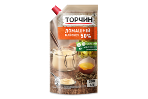 Майонез 50% Домашній Торчин д/п 300г