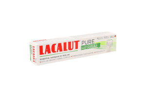Паста зубна з комплексом біо-трав Pure Herbal Lacalut 75мл