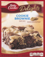 Betty Crocker Delights Bar Mix Cookie Brownie