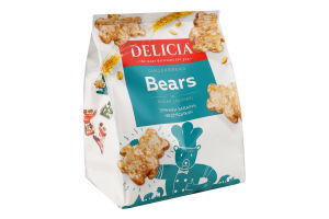 Пряники заварные Мишки Delicia м/у 0.24кг