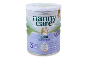 Напій молочний для дітей від 1 до 3років на основі козиного молока №3 Nannycare з/б 800г