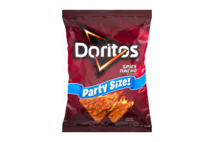 Doritos Tortilla Chips Spicy Nacho Party Size
