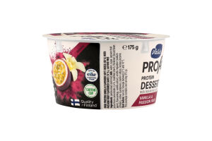 Снек сирковий протеїновий Ваніль та маракуйя безлактозний 175г стакан Valio PROfeel