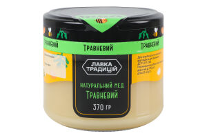 Мед натуральний квітковий поліфлорний травневий Лавка традицій в/ґ с/б 370г
