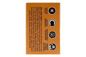 Чай чорний цейлонський дрібний з бергамотом Earl Grey Monomax к/у 25х1.5г