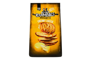 Брускети з вершковим сиром Krambals м/у 70г