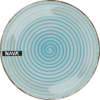 Тарілка десертна d19см №10-099-222 Тьмяна блакить Nava 1шт