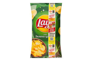 Чипсы картофельные Зеленый лук Lay's м/у 120г