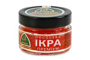 Ікра лососева зерниста солена Преміум Шаланда 1с с/б 100г