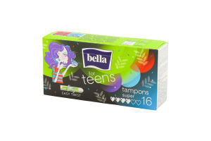 Тампони For teens super 16шт Bella