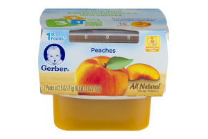 Gerber 1st Foods Peaches Supported Sitter - 2 PK