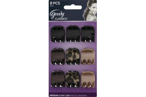 Goody Classics Medium Claw Clips - 9 CT