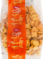 Крекер солоний з смаком Сир 250г Klim