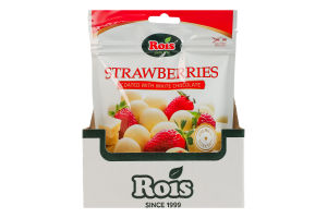 Клубника в белом шоколаде Rois д/п 100г
