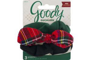Goody Ouchless Ponytailers - 3 CT