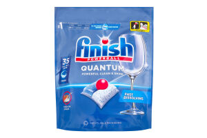 Средство для мытья посуды в посудомоечных машинах в капсулах All in1 Quantum Powerball Finish 35шт
