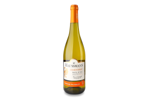 Вино 0.75л 13% белое сухое Chardonnay Haussmann бут