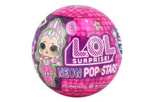 Набір ігровий для дітей від 3років з лялькою №120674 Зірочки Neon Pop L.O.L. Surprise! 1шт в аcорт
