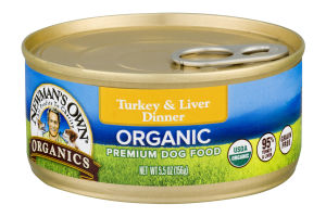 Newman's Own Organics Turkey & Liver Dinner Organic Premium Dog Food
