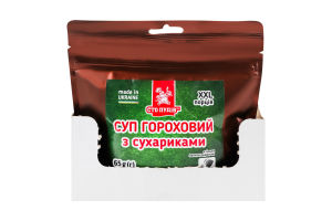Суп гороховый с сухариками Сто пудів д/п 65г