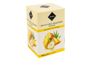 Напій фруктово-медовий Ананас та груша RIOBA к/у 6х50г
