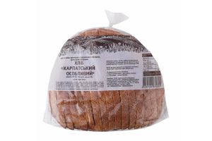 Хліб нарізний із суміші житнього і пшеничного борошна Карпатський особливий Скиба м/у 700г