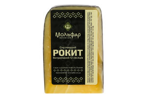 Сир 60% твердий витриманий 12міс Рокит Мольфар в/у 200г