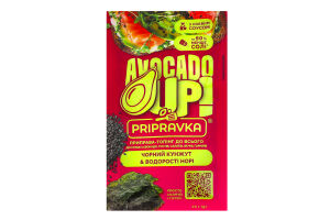 Приправа-топпинг ко всему Черный кунжут&Водоросли нори Avocado up! Pripravka м/у 20г