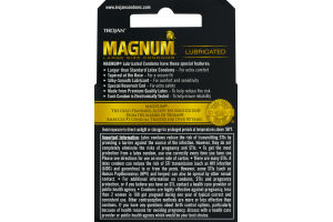 Trojan Large Size Condoms Magnum - 3 CT