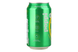 Напій Poppi Lemon Lime з пребіотиком газований з/б