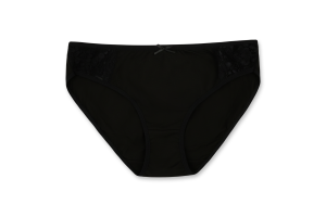 Труси-сліпи жіночі чорні з мереживом р.S-XXL Kosta