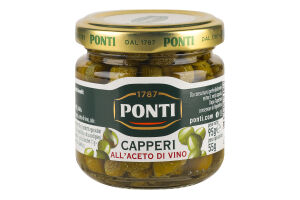 Каперси Ponti в винному оцті