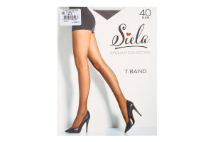 Колготки жіночі Siela T-band 40den 4 tabaco