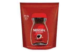 Кава розчинна гранульована Classic Nescafe д/п 50г