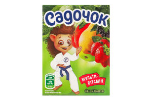 Cок с мякотью стерилизованный Мультивитамин Садочок т/п 200мл