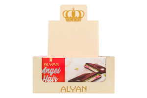 Шоколад молочный с кремом фисташки и турецкой халвой Angel hair Alyan к/у 160г