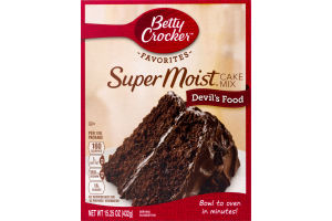 Betty Crocker Favorites Super Moist Cake Mix Devil's Food
