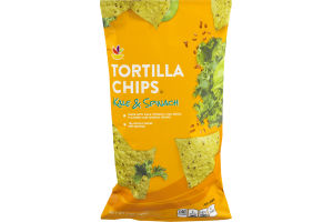 Ahold Tortilla Chips Kale & Spinach