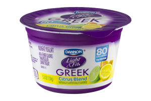 Dannon Light & Fit Greek NonFat Yogurt Citrus Blend