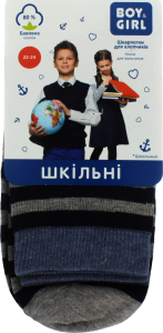 Шкарпетки дитячі Boy&Girl №301 22-24 смужка